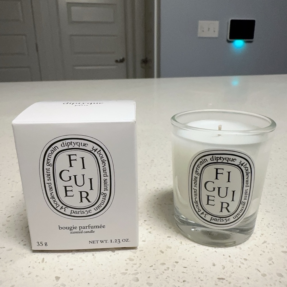 NIB Diptyque Candle Figuier 1.23 oz Bougie parfumee scented mini votive candle